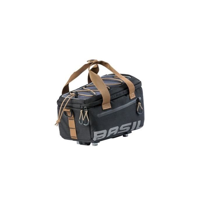 Sac Vélo Porte-Bagage BASIL MIK MILES Imperméable 7L - Noir/Multicouleur