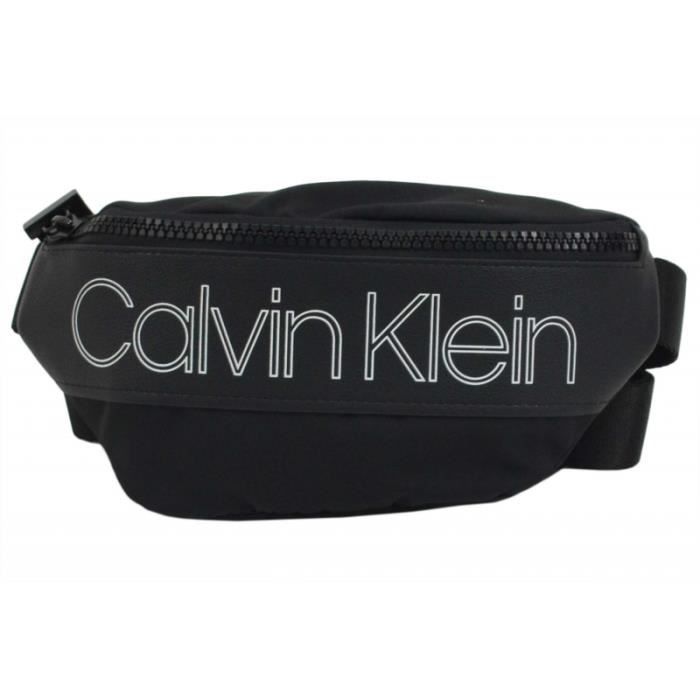 Sac banane Calvin Klein DH21029533 noir Racine Accueil Homme Banane homme Noir Cdiscount Sante Mieux vivre