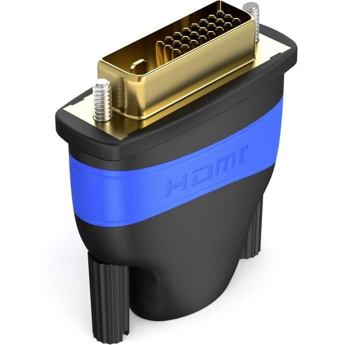 \U2013 Adaptateur Hdmi Dvi (Femelle Hdmi > Dvi Fiche, Full Hd 1080P ...