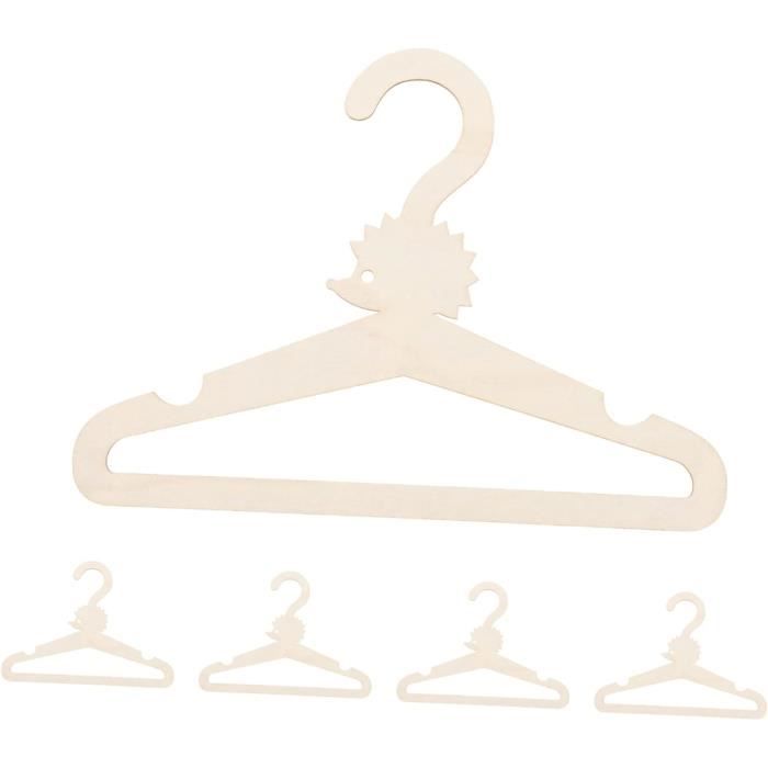 1 ensemble de cintres pour vêtements de poupée, porte-manteau de poupée
