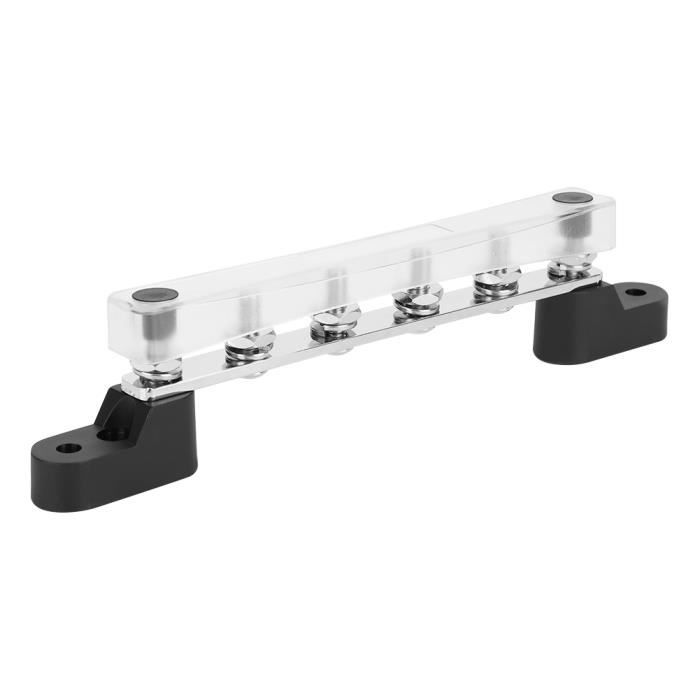 Bloc De Jonction 4 Goujons 100A - Borne Electrique Pour Camion, Bus, Bateau, Caravane, AC 300V / DC 48V