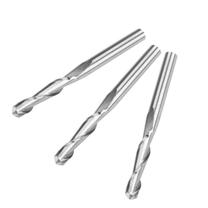 Fraise Hémisphérique à Bout Sphérique 3D