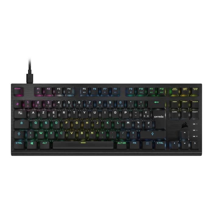 NEWMEN GM610 Clavier 60% Blanc&Gris, avec Jeu supplementaire de keycap,  retroeclaire RGB Clavier mecanique sans Fil Bluetooth - Cdiscount  Informatique