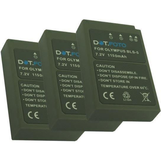 Batteria Dedicata Per Olympus BLS 50 Grey V6200740U000 - Foto 5