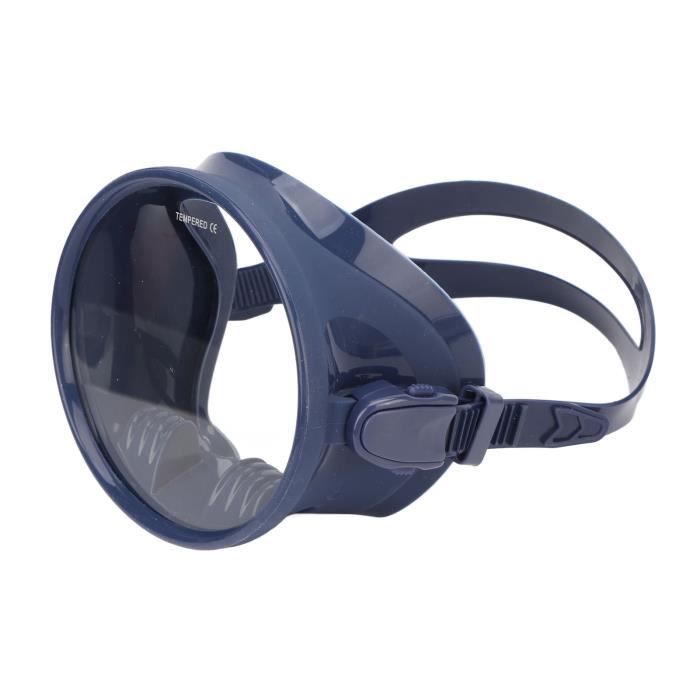 Adicop Masque Tuba Pour Enfant Et Adulte - Ensemble Masque Plongée Avec Tuba Réglable Bleu/Rose/Vert