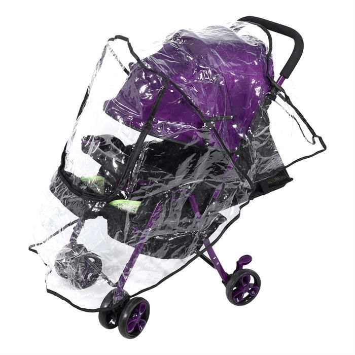 Housse de pluie universelle pour landau, poussette, protection contre