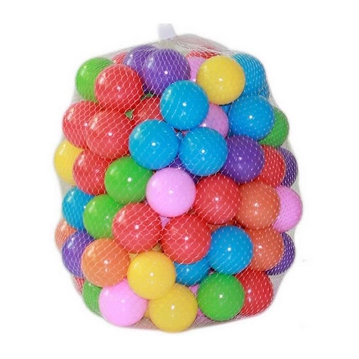 Jouet Lot 50 Balles de Piscine Balles d'Océan Epais Multicoloré