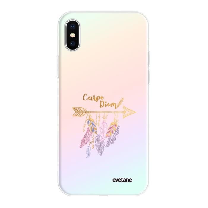 Coque IPhone X/XS En Silicone Avec Strass Cygne – Design Paillettes Brillant, Protection Anti-chocs, TPU Souple - 9