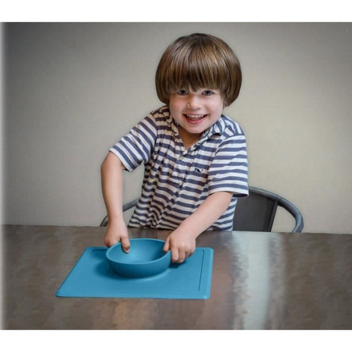 Bol Antiderapant Happy Bowl Bleu Ezpz Cdiscount Puericulture Eveil Bebe