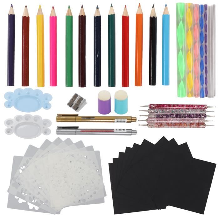 KIT D'OUTILS DE perceuse à points mandala de précision pour la KIT D'OUTILS DE perceuse à points mandala de précision pour la