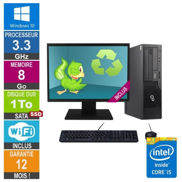 PC Fujitsu E500 E85+ DT Core i5-2500 3.30GHz 8Go-1To
