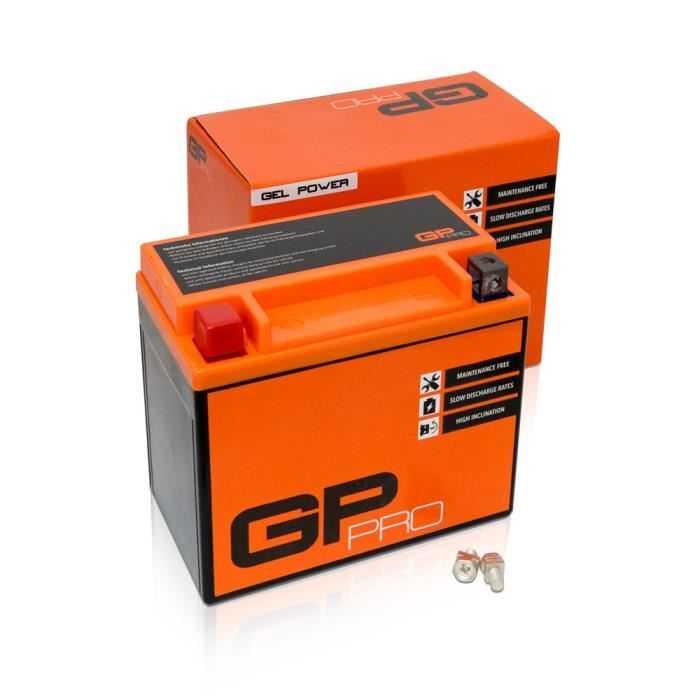 GP-Pro - gel batterie 12V 10Ah GP-Pro (TYP - GTX12-BS - similaire YTX12-BS)  (étanche - sans entretien) Réf 25596 - Cdiscount Auto