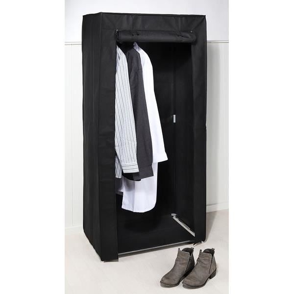 Armoire Pliante Armoire De Camping Armoire Placard Noire 70x148 Cm