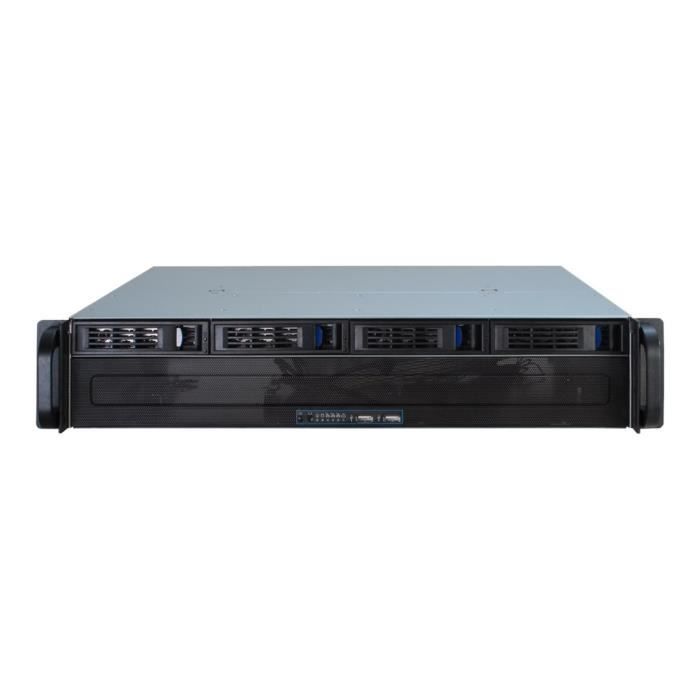 Inter Tech IPC 2U Montable sur rack 2U micro ATX SATASAS hot swap pas d'alimentation ATX USB - vue 6