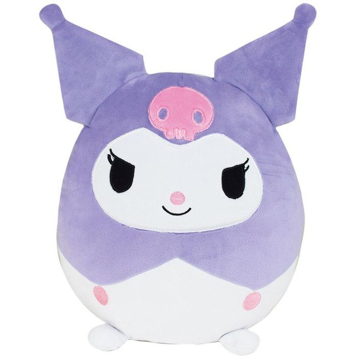 Peluche Kawaï Kuromi coussin - JEMINI - HELLO KITTY -  27 cm - Doux et moelleux