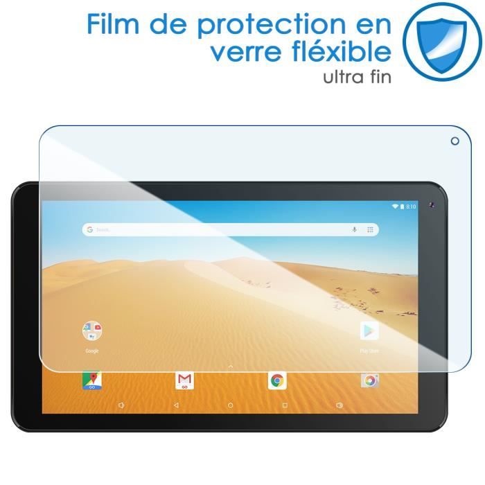 KARYLAX - Protection D'écran En Verre Fléxible, Dureté 9H, Anti-Rayures, Film Protecteur Pour Tablette Logicom La Tab 114 10,1 Pouces