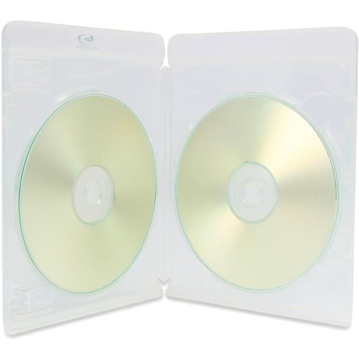 Lot De 5 Boîtiers Blu-Ray Amaray - Pour 6 Disques - Tranche 21 Mm - Qualité Studio