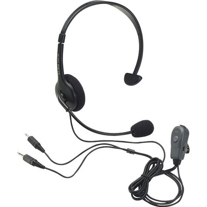 Retevis Écouteur 2 Broches Compatible Avec Midland G6 G7 G12 M24 GXT250 GXT550 GXT650 LXT80 LXT112 Alan39 Alan507 Talkie-Walkie Tube Acoustique Oreillette (1 Pcs