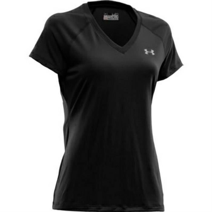 T-Shirt Under Armour Tech Solid pour Femme - Noir - Multisport Noir Noir -  Cdiscount Sport