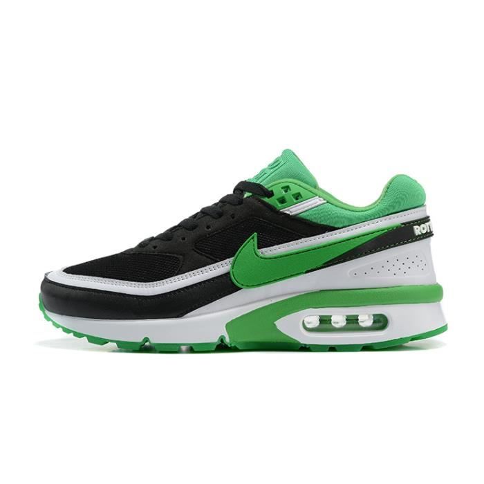 Nike Air Max BW Baskets Homme Et Femme Vert noir Cdiscount Chaussures