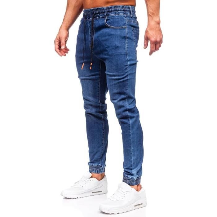 BOLF Heren Joggingbroek Sportbroek Trainingsbroek Slim fit Basic Casual Style XW01 Zwart XXL [6F6