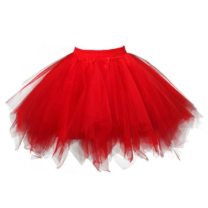 Jupe tutu rouge