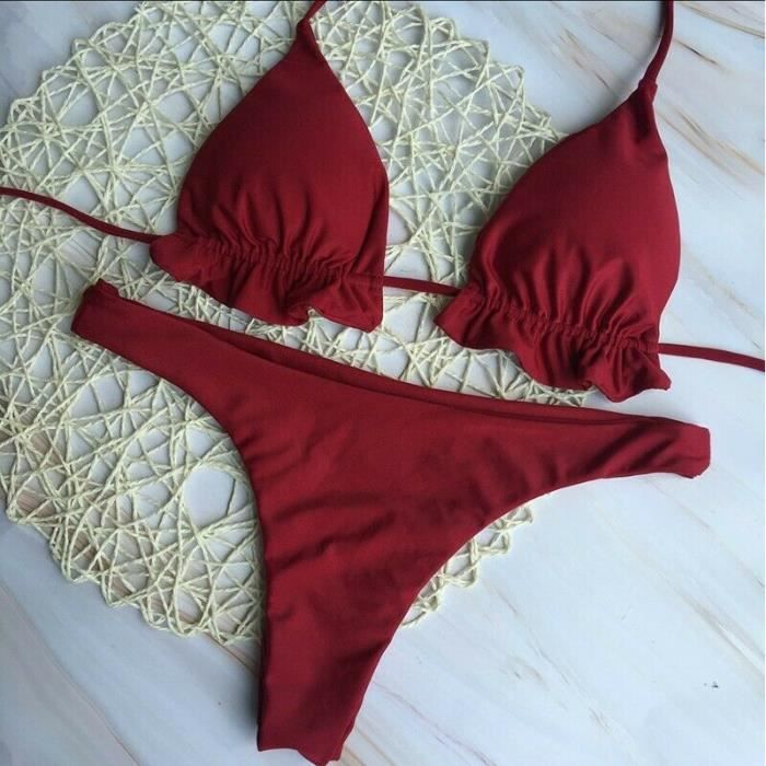 MAILLOT DE BAIN Marque Sexy maillots de bain femmes Sport soutien