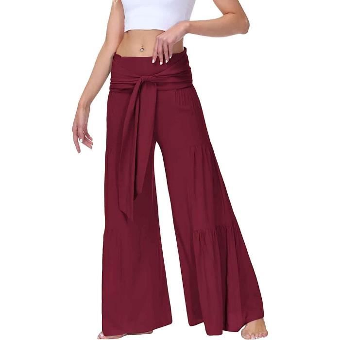 Pantalon Femme t Pantalon Large Oversize Haute Grande Taille Femmes Pantalon Ample Chic Et Carotte