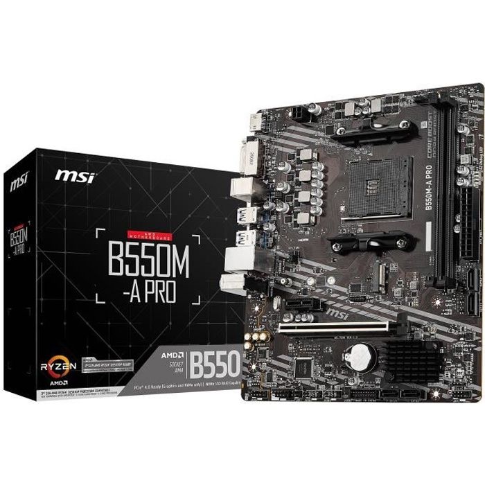 Carte mère MSI B550M-A PRO - Msi