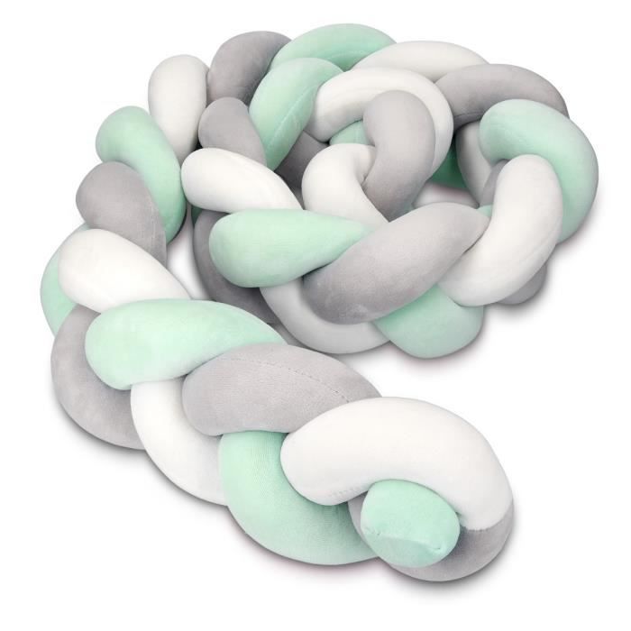 Navaris Tour De Lit Bebe Tresse De Lit 2m Blanc Gris Vert Coussin Serpent Protection Contour De Lit Securite Bebe Chambre Cdiscount Puericulture Eveil Bebe Navaris Tour De Lit Bebe Tresse De Lit 2m Blanc Gris Vert Coussin Serpent Protection Contour De Lit Securite Bebe Chambre Cdiscount Puericulture Eveil Bebe