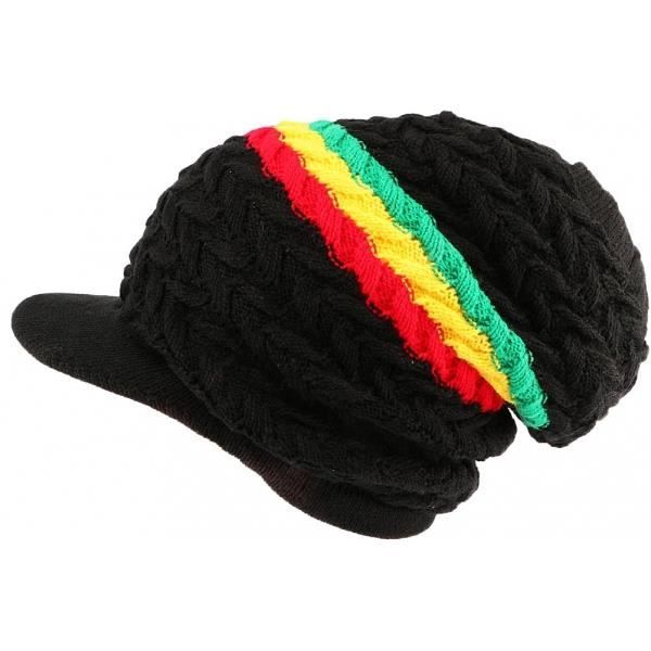 casquette rasta homme