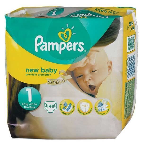392 x couches bébé Pampers Taille 1 premium protection Cdiscount