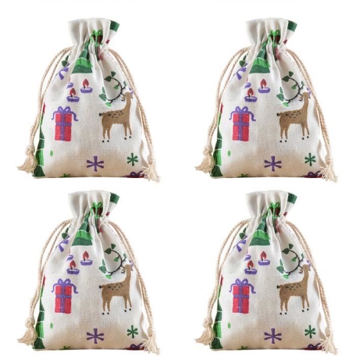 dzqad 12Pcs Sac Toile Jute Noël Sachet Cadeau - 15x10cm Pochon Tissu Avec Cordon De Serrage, Pochette Cadeau De Noël Pochette De Bonbons, Reutilisable Pour Cadeaux Bijou Bonbons, DécorationNoël dzqad 12Pcs Sac Toile Jute Noël Sachet Cadeau - 15x10cm Pochon Tissu Avec Cordon De Serrage, Pochette Cadeau De Noël Pochette De Bonbons, Reutilisable Pour Cadeaux Bijou Bonbons, DécorationNoël