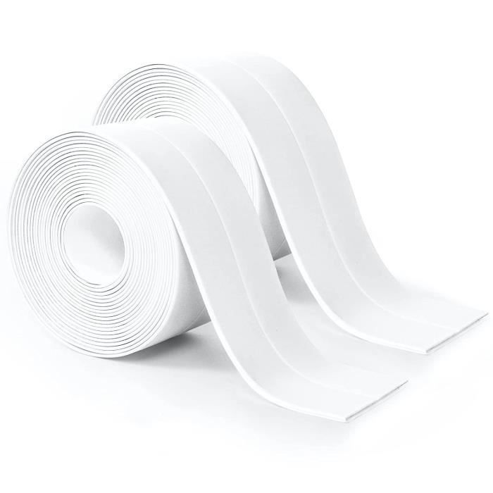 Ruban D'étanchéité Silicone Blanc - Pour Salle De Bain, Baignoire Et Carrelage