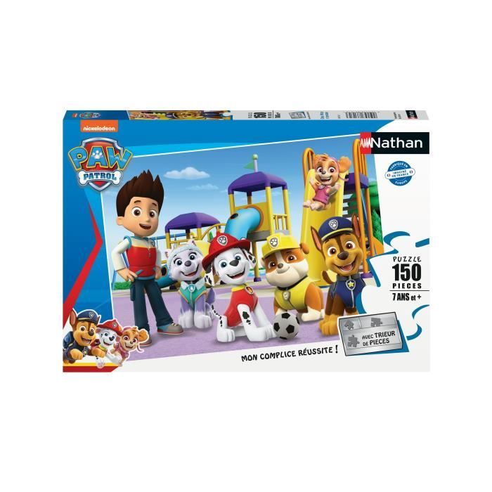 Nathan-PAW PATROL CORE-Puzzle 150 pièces - Chase, Marcus et compagnie / Pat Patrouille-4005556861613