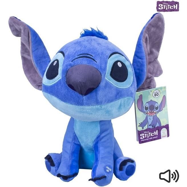 Peluche Stitch Noël 30 cm Disney avec Son - Rouge - Mixte - Enfant -  Cdiscount Jeux - Jouets