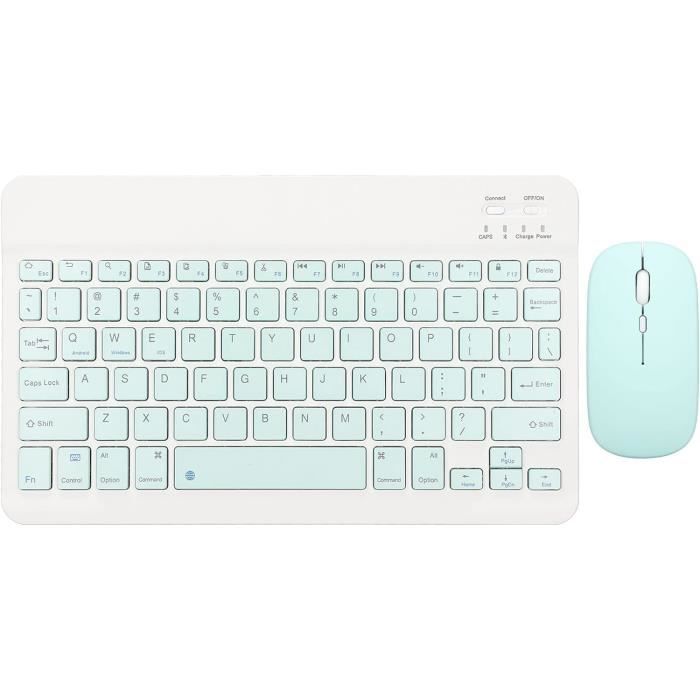 Trust Ymo II - Ensemble Clavier Souris Sans Fil Silencieux QWERTZ Allemand, Protection Éclaboussures