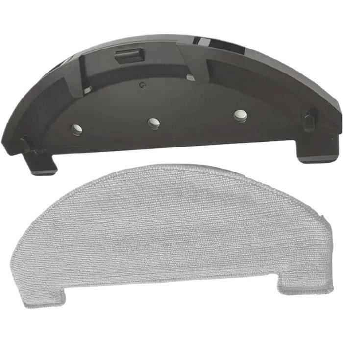 Lot De 4 Chiffons + 2 Supports Pour Ecovacs Deebot T20 Omni / T20e Omni - Rechange Serpillère Robot