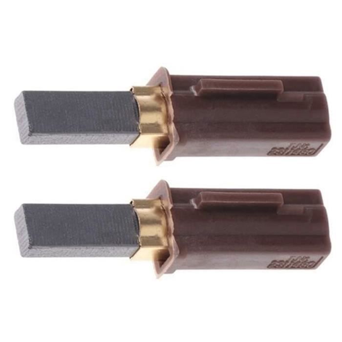 Tenlacum Lot de 2 balais de charbon pour moteur 6 x 16 x 18 mm Tenlacum Lot de 2 balais de charbon pour moteur 6 x 16 x 18 mm