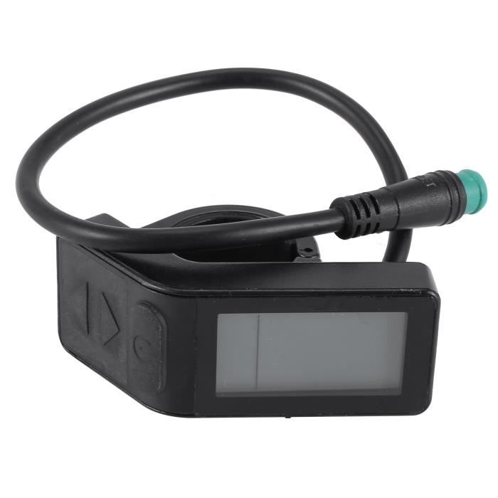 Écran LCD Vélo électrique FTVOGUE 36V/48V étanche 5 Broches – Compatible JN, 22,2mm Guidon