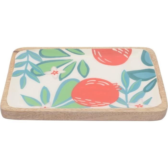 Efo Plateau de service rectangulaire eois avec compartiments divisés et