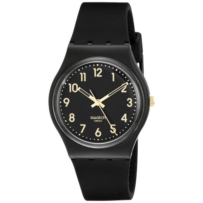 Swatch Or Tac Montre Gb274 des femmes 3BWHIS , - Achat/vente montre Noir -  Cdiscount