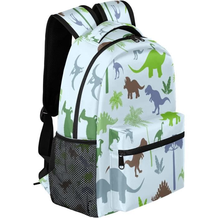 Sac à Dos Enfant Personnalisable Dinosaure - Avec Nom - 25x15x30cm - Polyester