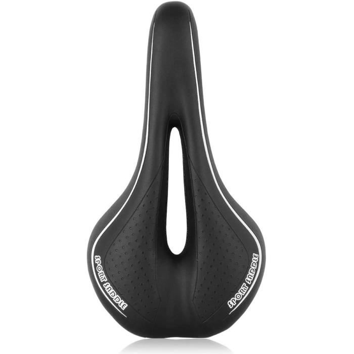 WEKLEY Selle de vélo surdimensionnée pour Peloton Bike & Bike Plus, confort amélioré, coussin extra large pour vélo d'exercice ou de route, noir, mousse à mémoire de forme, unisexe, adultes
