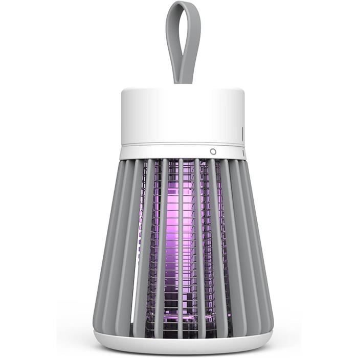 Lampe Anti-Moustiques UV Rechargeable USB - Tueur D'Insectes Électrique Portable - Pour Camping, Jardin