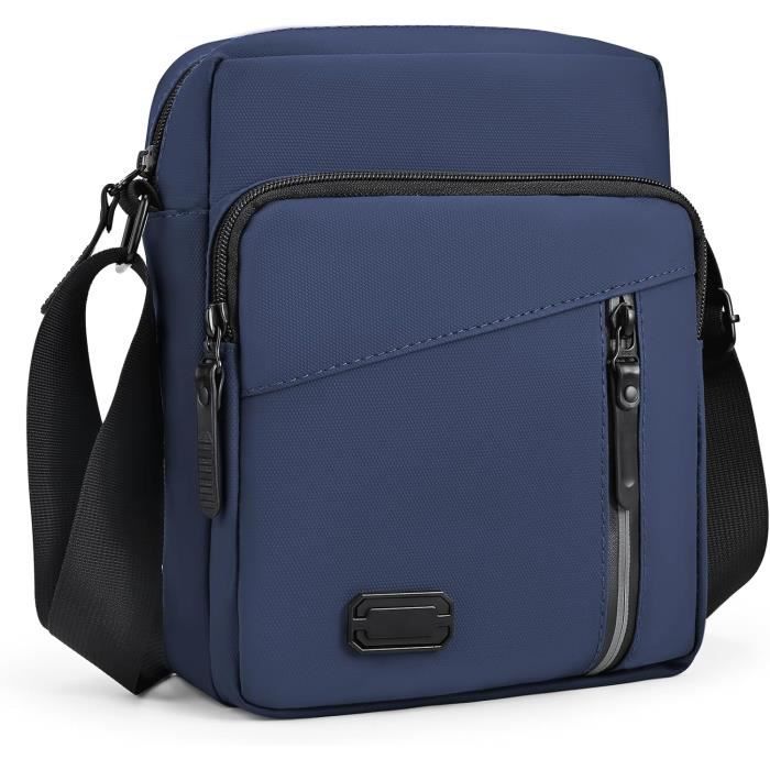 Sac à bandoulière incliné, Sac bandoulière large réglable, sac de