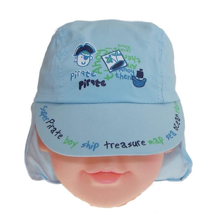 Casquette protège sales nuque bébé