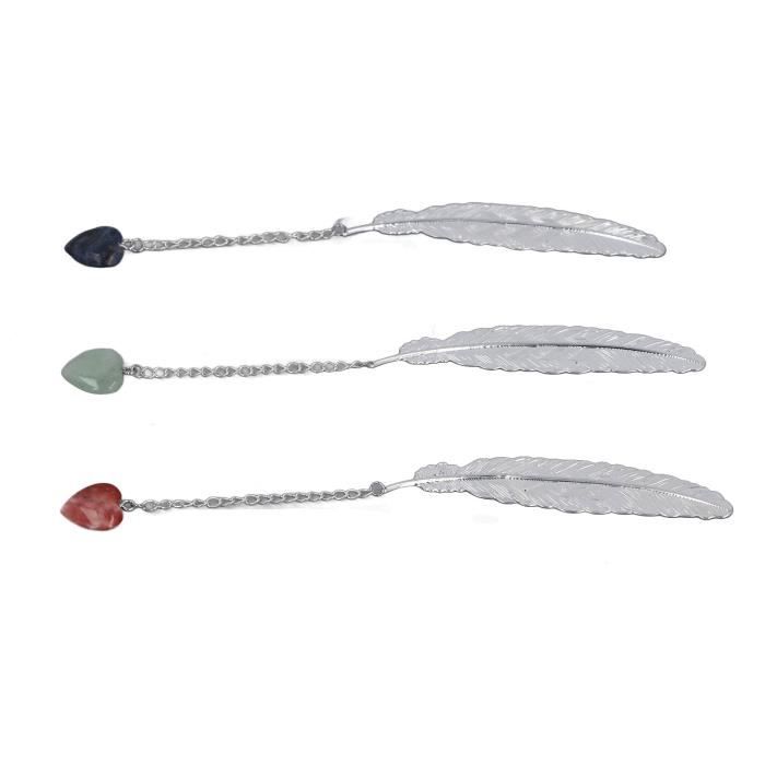 VGEBY Ensemble De Marque pages En Plumes En M tal Ensemble De 3 Marque vgeby-ensemble-de-marque-pages-en-plumes-en-m-tal-ensemble-de-3-marque
