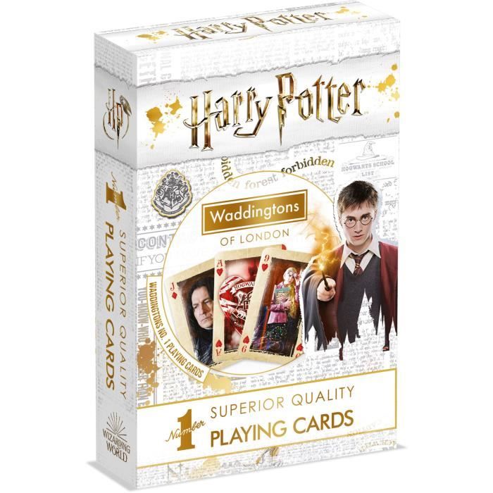 Jeu de cartes WADDINGTONS N°1 - Harry Potter - 54 cartes - Cdiscount Jeux -  Jouets