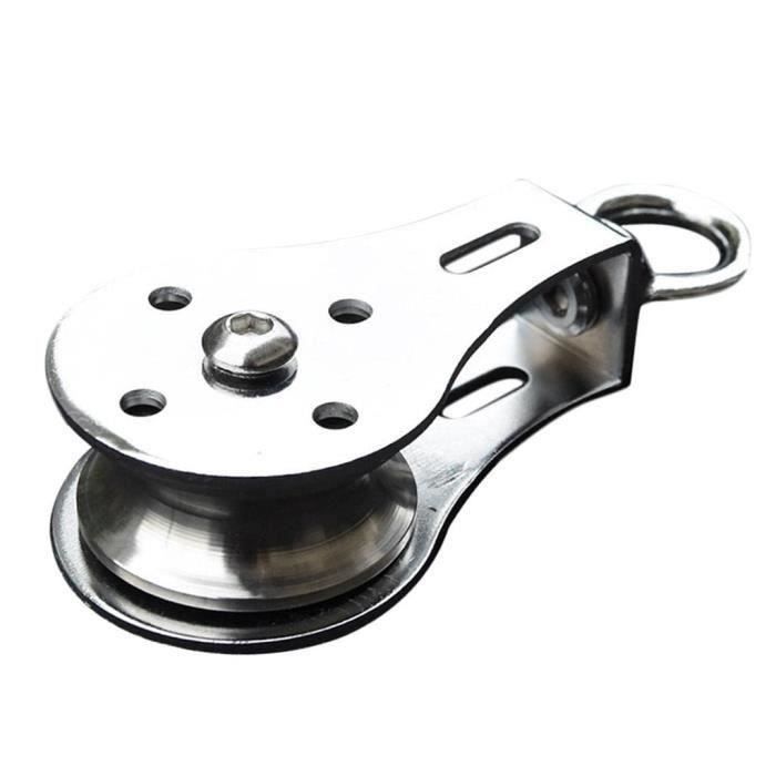Lot De 4 Poulies Pivotantes Galvanisées (30kg) - Pour Levage, Grue, Atelier Ou Bricolage